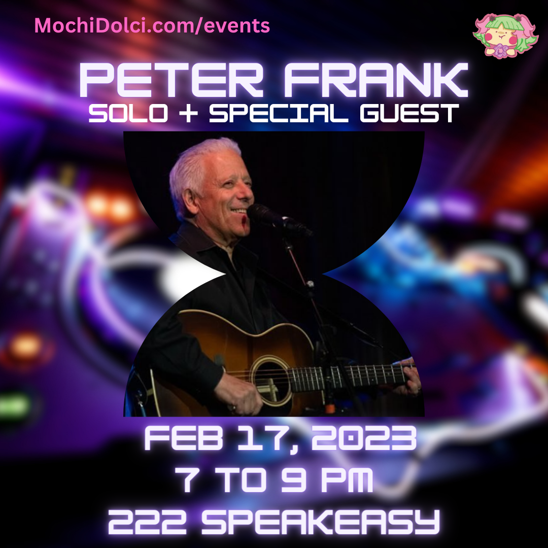 Peter Frank 17 Feb 2024 Live Music at Mochi Dolci